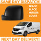 Renault Trafic 2014-2020 Wing Mirror Cover Black Left Side