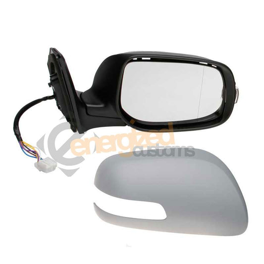 Toyota Avensis 7/2006-2009 Electric Wing Door Mirror Primed Cover Drivers Side