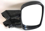 Fiat Doblo Mk1 2001-2010 Manual Adjust Black Cover Wing Mirror Drivers Side