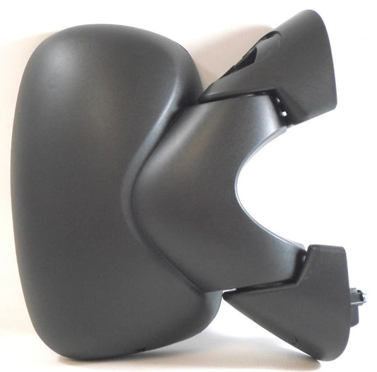 Vauxhall Vivaro Van 2010-> Manual Wing Door Mirror Black Cover Drivers Side
