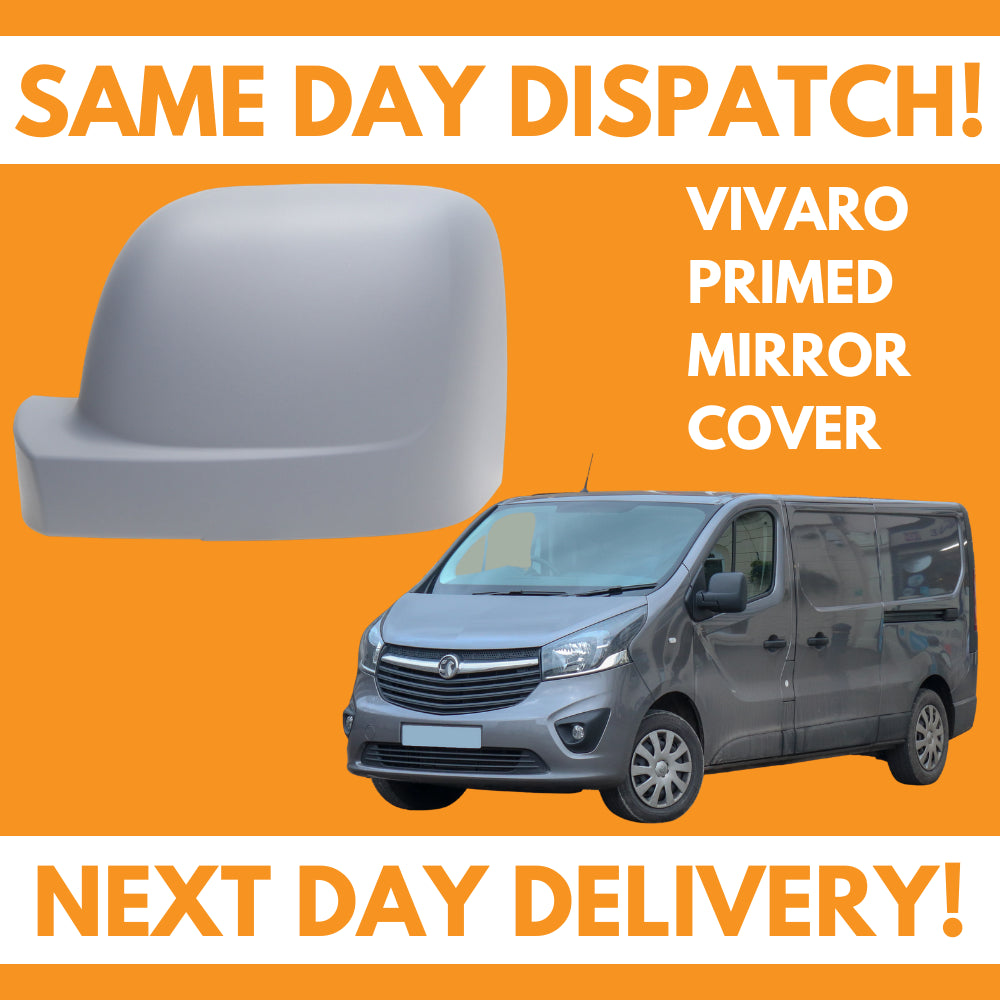 Vauxhall/Opel Vivaro 2014-2019 Wing Mirror Cover Primed Left Side