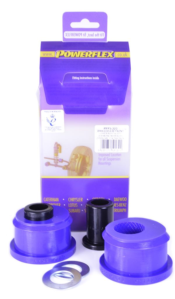 For BMW E36 3 Series Compact 1993-2000 PowerFlex Front Lower Wishbone Rear Bush