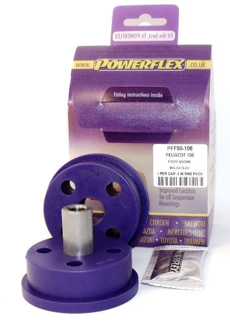 For Peugeot 106 & 106 GTi/Rallye PowerFlex Front Lower Engine Mount