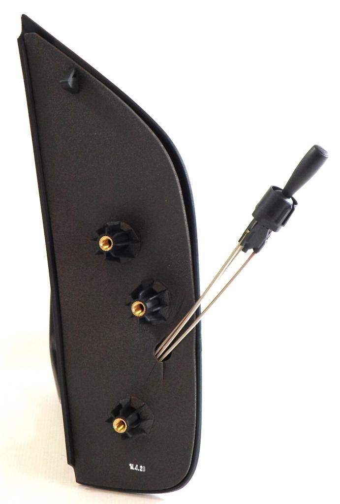 Fiat Qubo Van 2008-> Cable Adjust Wing Door Mirror Black Cover Passenger Side