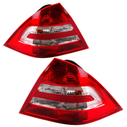 MERCEDES BENZ C CLASS W203 10/2000-4/2004 REAR TAIL LIGHTS 1 PAIR O/S & N/S