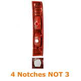 Vauxhall Vivaro 2006-2015 Rear Tail Light Lamp Passengers Side Left 4 Notches