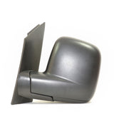 VW Caddy Mk3 2004-2010 Manual Black Door Wing Mirror Left Side
