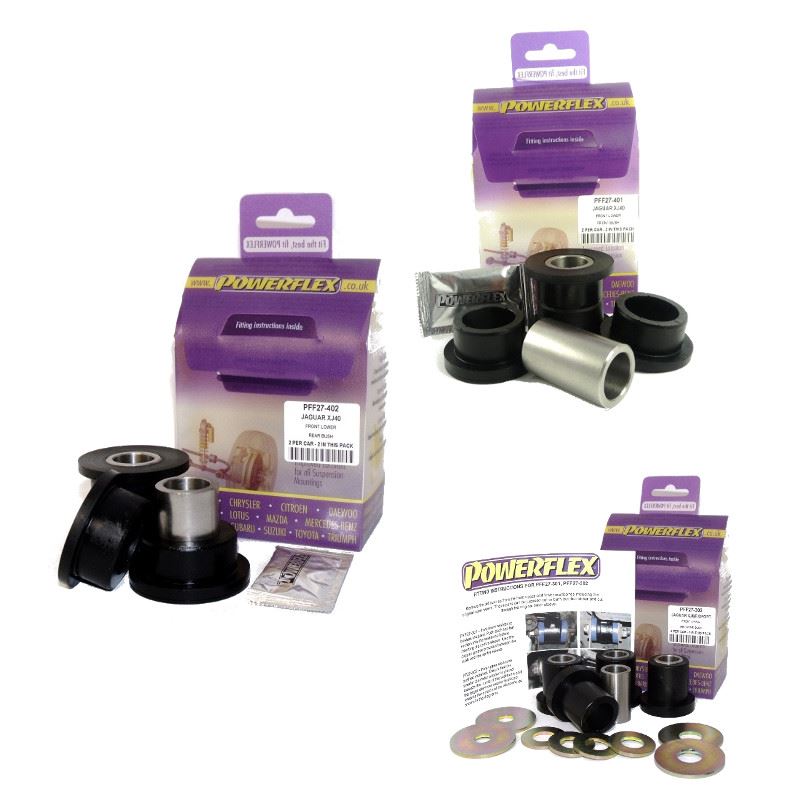 For Jaguar XJ6, XJ6R-X300 & X306 (1994-1997) PowerFlex Front Wishbone Bush Set