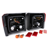 VW Transporter T4 1990-2003 Rear Tail Lights Lamps Red & Smoked LED Pair