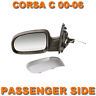 Vauxhall Corsa C Mk2 2000-2006 Cable Primed Wing Door Mirror Passenger Side N/S