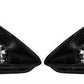 VAUXHALL CORSA D MK3  7/2006-8/2011 BLACK ANGEL EYES HEADLIGHTS PAIR