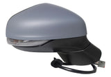 Ford Fiesta MK8 2017-2020 Electric Wing Door Mirror Primed Cover Drivers Side Right