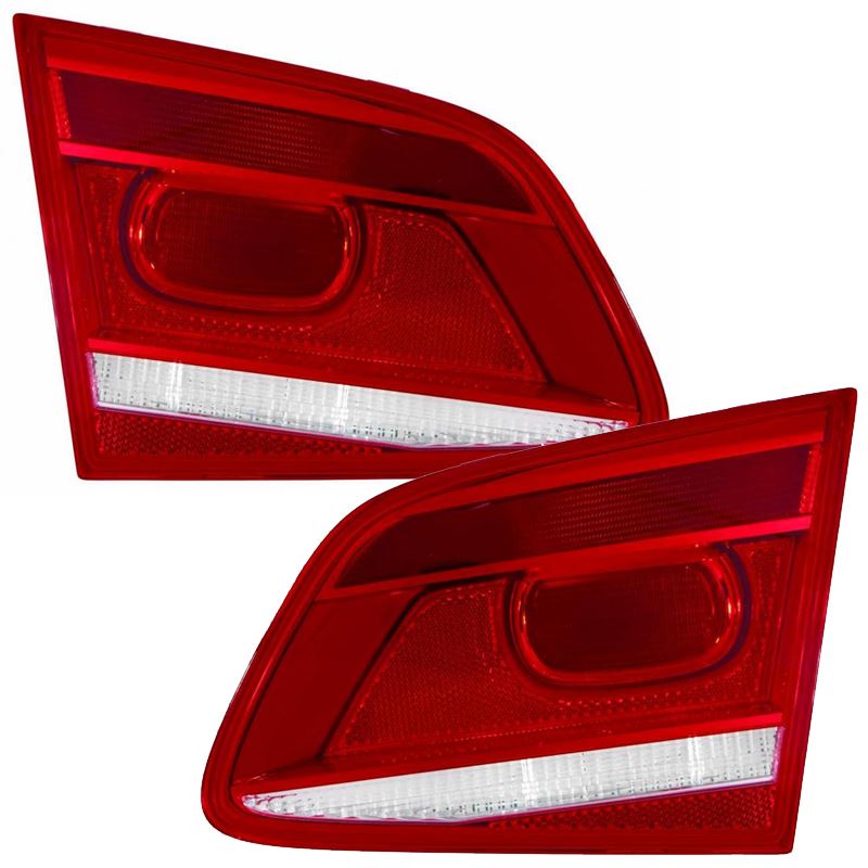 VW PASSAT SALOON 2010-2015 INNER REAR TAIL LIGHTS PAIR O/S & N/S