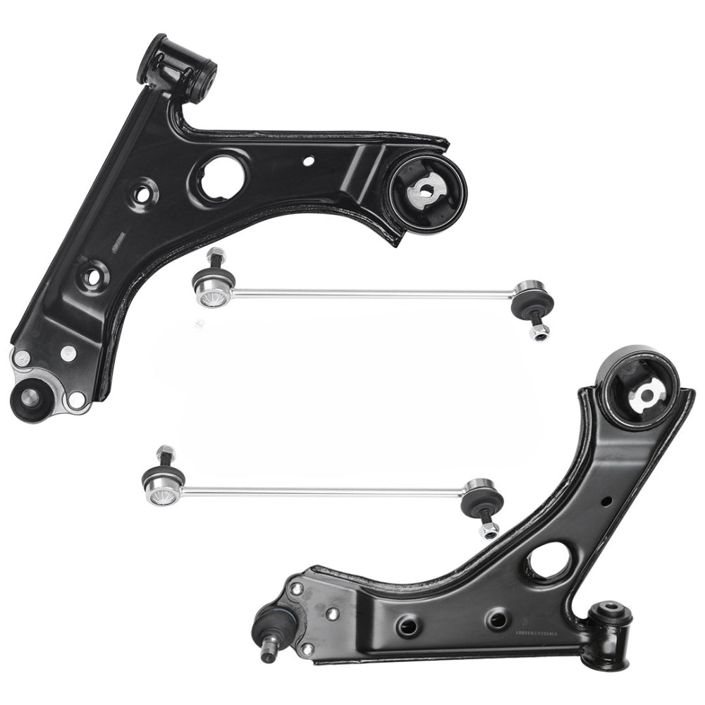 For Vauxhall Corsa D 2006-2015 Front Lower Wishbones Arms and Drop Links Pair