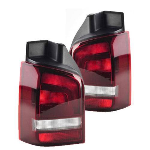 VOLKSWAGEN TRANSPORTER T5 2010-> REAR TAIL LIGHTS 1 PAIR O/S & N/S