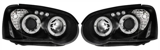 SUBARU IMPREZA  2003-2005 BLACK ANGEL EYES HEADLIGHTS PAIR