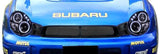 SUBARU IMPREZA  10/2000-2/2003 BLACK ANGEL EYES HEADLIGHTS PAIR