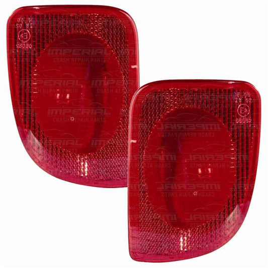 RENAULT KANGOO MK3 9/2008-> REAR FOG LAMP & REFLECTOR 1 PAIR O/S & N/S