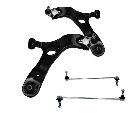 For Toyota Auris 2006-2016 Front Lower Wishbones Arms and Drop Links Pair