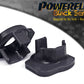 Porsche 997 (2005-2012) PowerFlex Black Gearbox Front Mounting Bush Insert Kit
