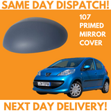Peugeot 107 2005-2014 Wing Mirror Cover Primed Left Side