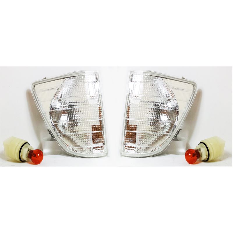 MERCEDES BENZ SPRINTER MK1 1995-2000 FRONT INDICATORS CLEAR 1 PAIR O/S & N/S