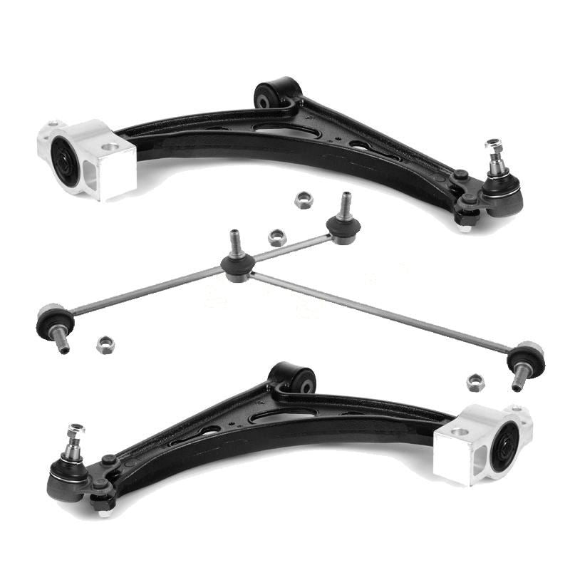 For Vw Eos 2005-2015 Front Lower Wishbones Arms and Drop Links Pair