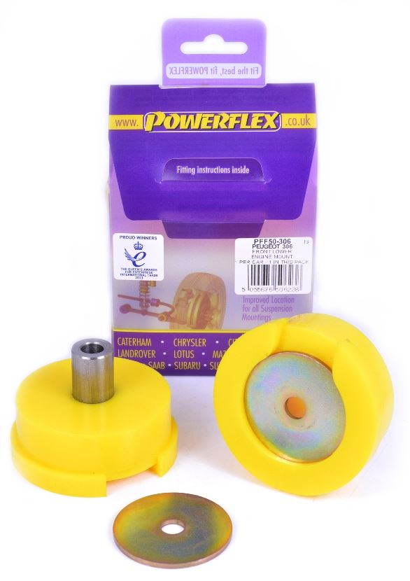 For Peugeot 307 2001-2011 PowerFlex Lower Rear Engine Mount Bush