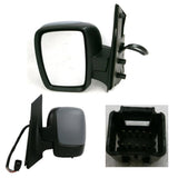 Peugeot Expert Wing Mirror Electric Powerfolding Primed Passenger Side 2007-2015