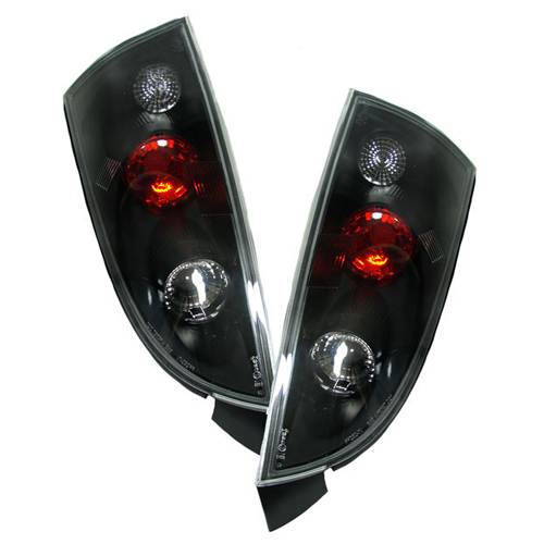 FORD FOCUS MK1 HATCHBACK 1998-2004 REAR TAIL LIGHTS BLACK LEXUS PAIR