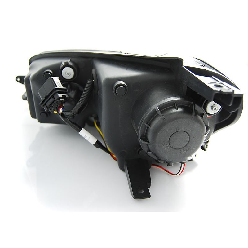 VW Golf MK7 Vii 2012-2016 Black DRL Lightbar LED Headlights Pair