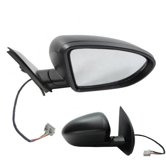 Nissan Qashqai Wing Mirror Electric Black 2007-2014 Powerfolding Drivers Side