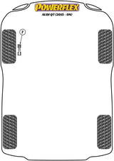 Audi Q7 (2015-ON) Front Anti Roll Bar Link Bush 12mm