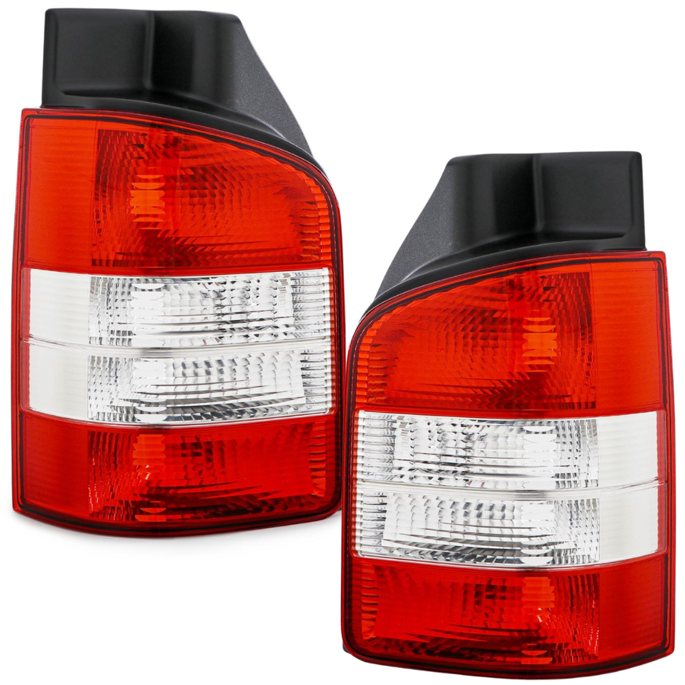 For VW Transporter T5 2003-2010 Twin Door Rear Tail Lights Lamps 1 Pair