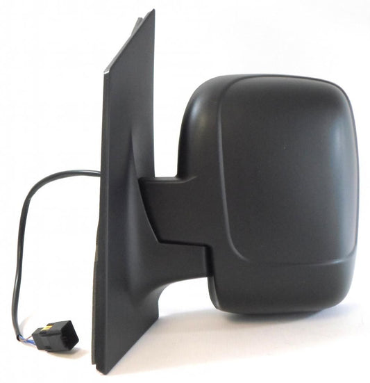Fiat Scudo Van 2007- Electric Black Wing Door Mirror Single Glass Passenger Side