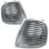 VW POLO MK4 SALOON & ESTATE 1999-2002 FRONT INDICATORS CLEAR 1 PAIR O/S & N/S