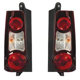 PEUGEOT PARTNER TWIN DOOR 2012-2016 REAR TAIL LIGHTS PAIR LEFT & RIGHT