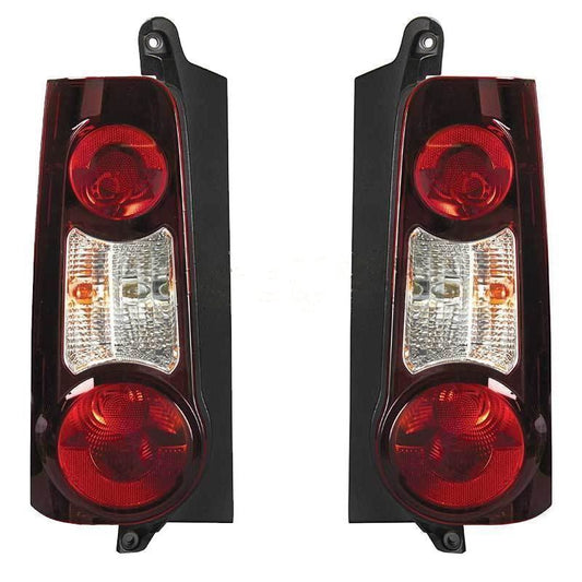 PEUGEOT PARTNER TWIN DOOR 2012-2016 REAR TAIL LIGHTS PAIR LEFT & RIGHT