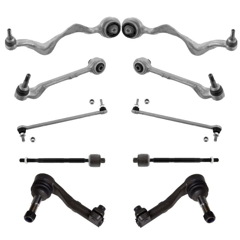 For BMW X1 2009-2015 Front Lower Left and Right Wishbones Arm Kit