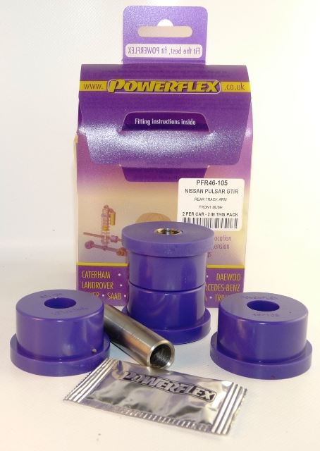 For Nissan Sunny/Pulsar GTiR PowerFlex Rear Track Arm Front Bush Kit