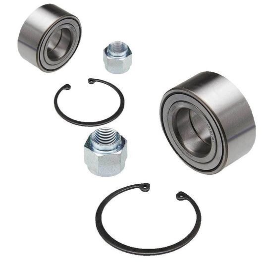 Peugeot 206 1.1, 1.4 inc HDi 1998-2009 4 Stud Front Hub Wheel Bearing Kits Pair
