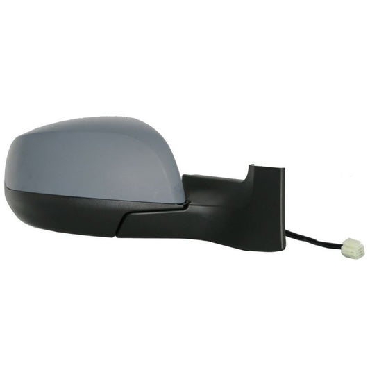 Suzuki Splash 2008-> Electric Adjust Wing Door Mirror Primed Cover Drivers Side