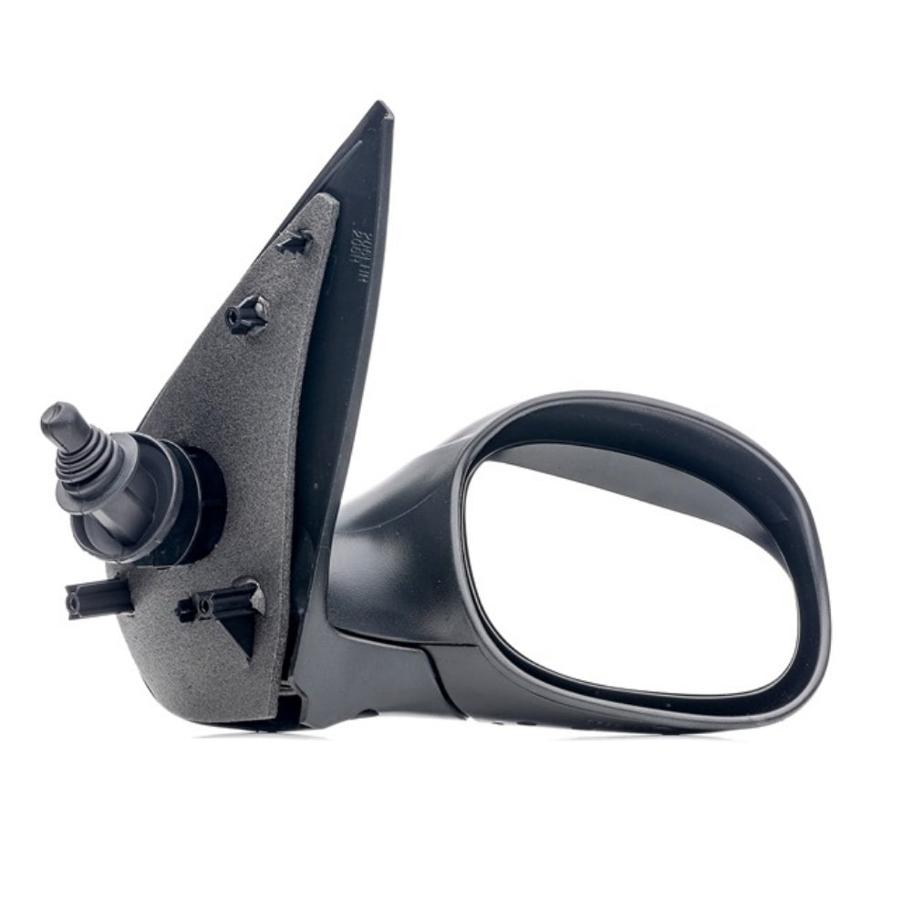 Peugeot 206 1998-2009 Cable Adjust Wing Door Mirror Black Cover Drivers Side