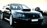 SUBARU IMPREZA  2003-2005 BLACK ANGEL EYES HEADLIGHTS PAIR