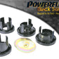 For Subaru Impreza 2011-2015 PowerFlex Black Rear Sub Frame Rear Bush Insert