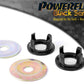 Volvo S60 2001-2009 PowerFlex Black Rear Upper Link Y Arm Front Void Insert Kit