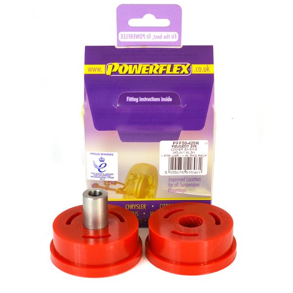 For Peugeot 307 2001-2011 PowerFlex Lower Rear Engine Mount Bush