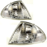 BMW 3 SERIES E46 4 DOOR 1998-2001 FRONT INDICATORS CLEAR 1 PAIR O/S & N/S