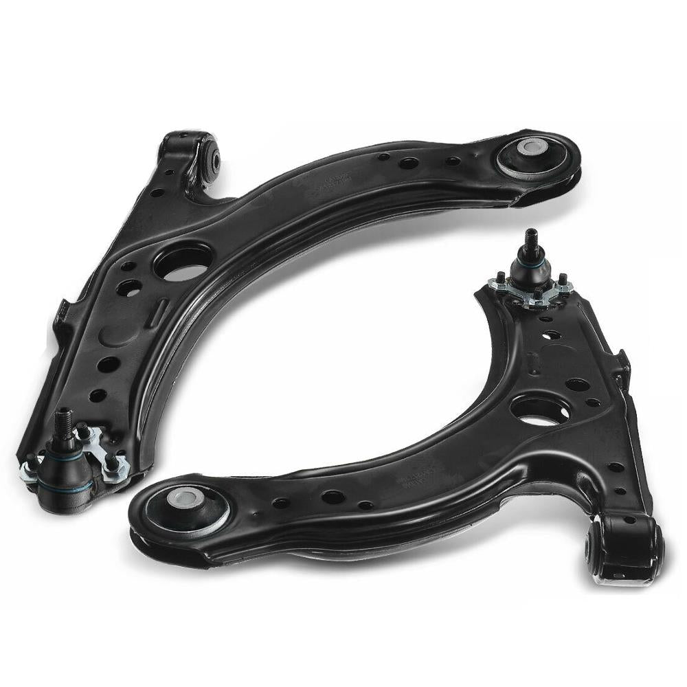 For VW Beetle 1998-2011 Front Lower Wishbones Suspension Arms Pair