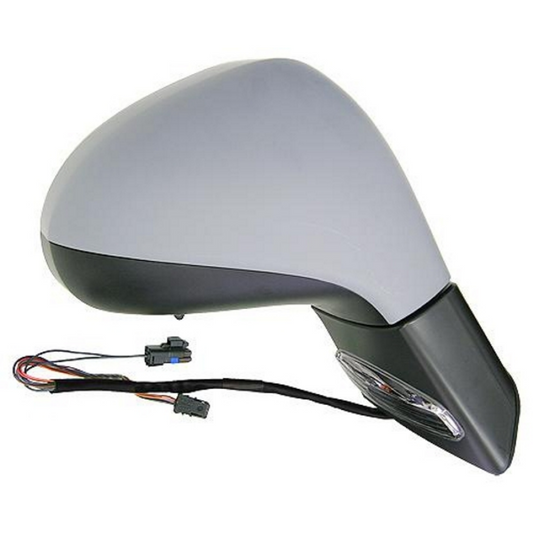 Peugeot 308 2007-2015 Electric Door Wing Mirror Primed Drivers Side Right
